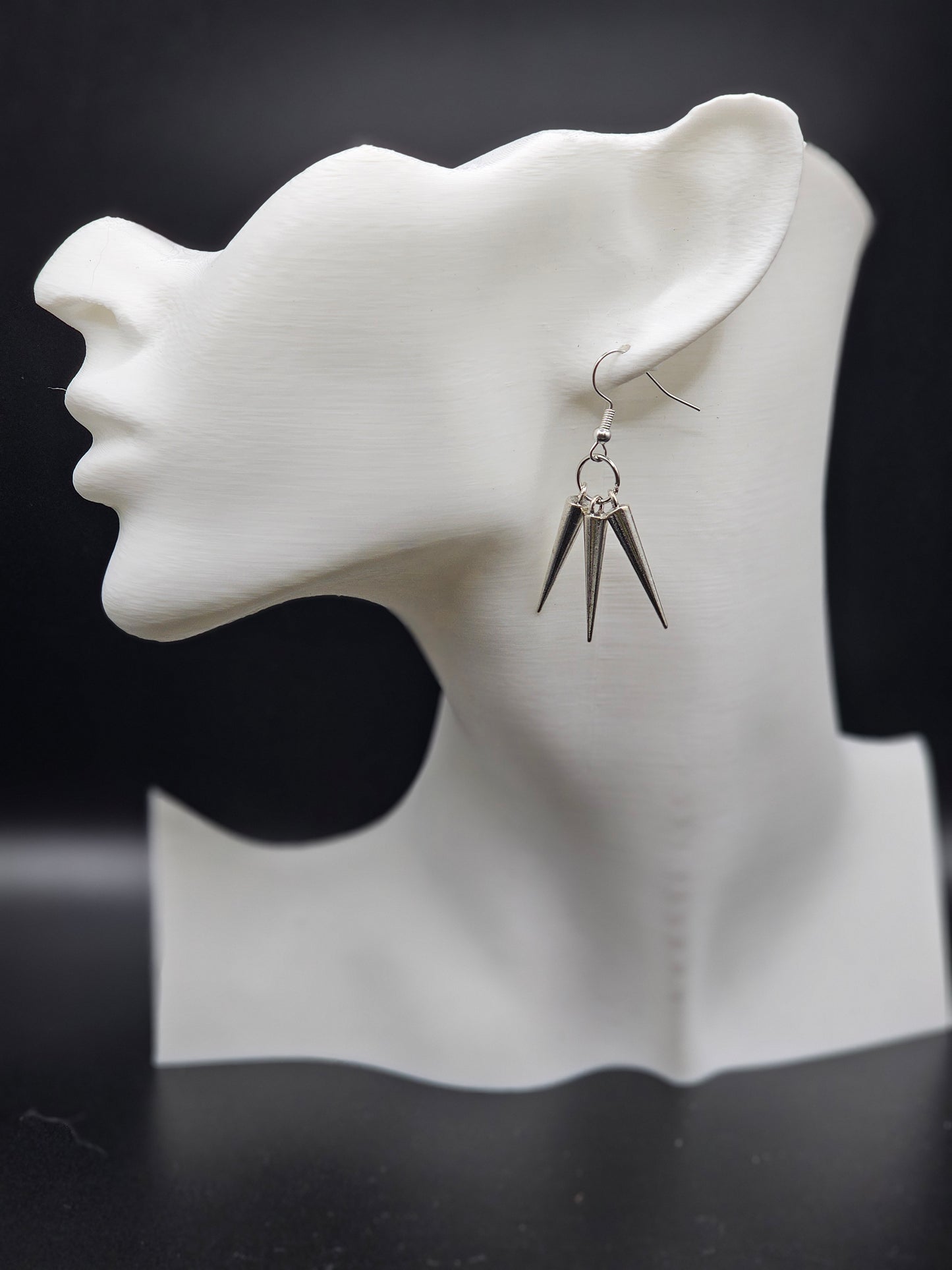 Tri Spike Earring III