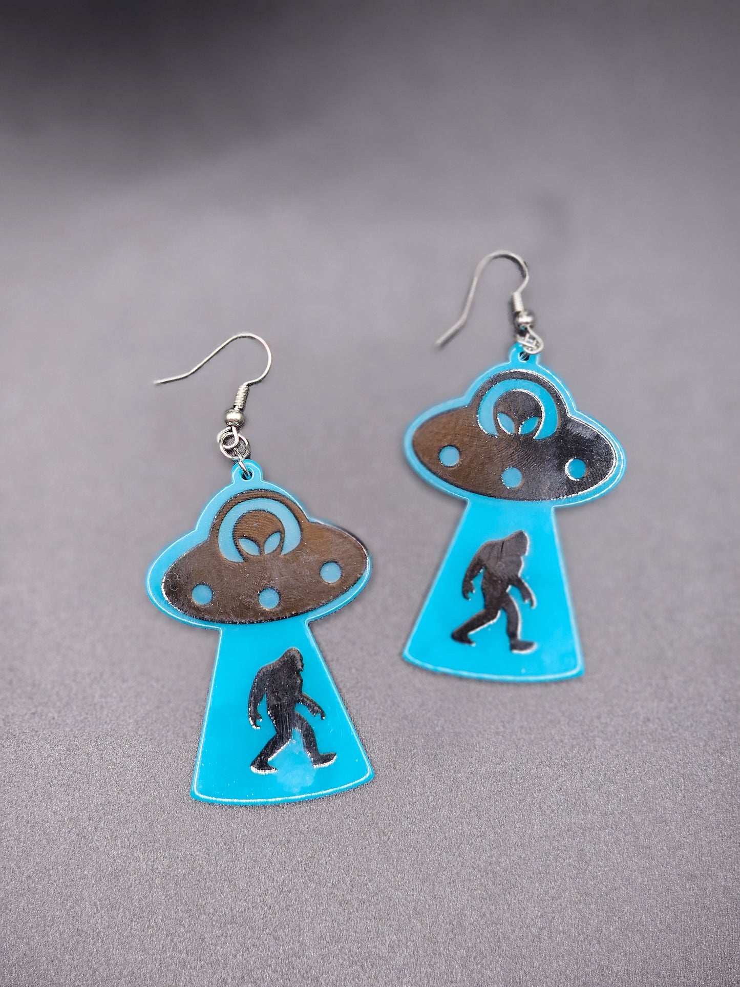 UFO Bigfoot Earrings