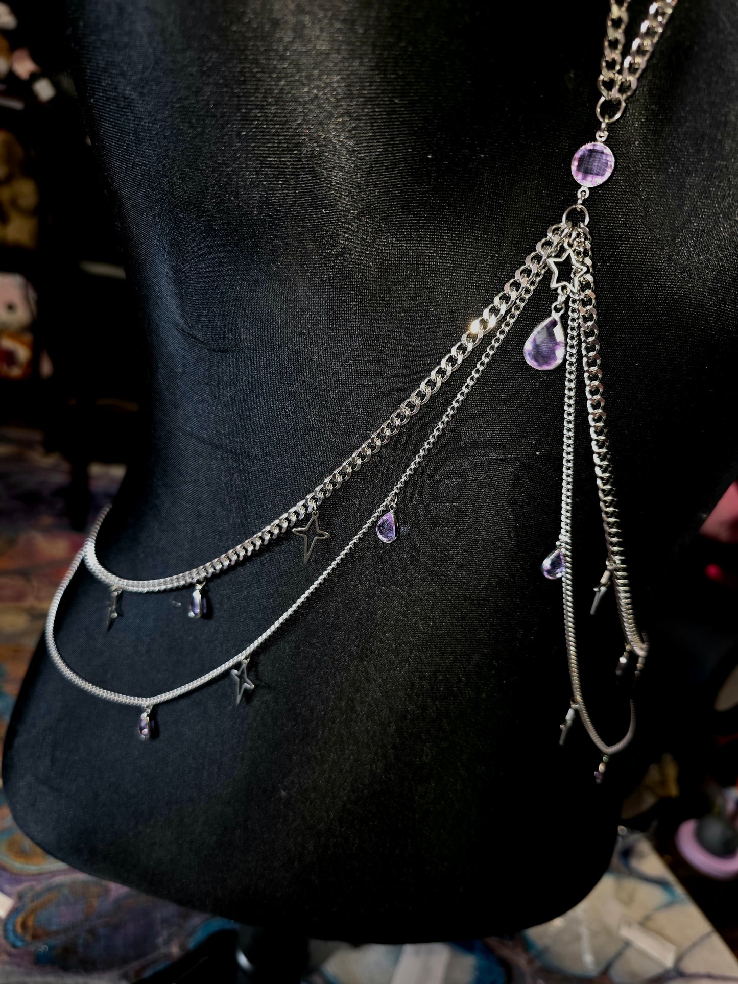 Lavender Starlight Body Chain