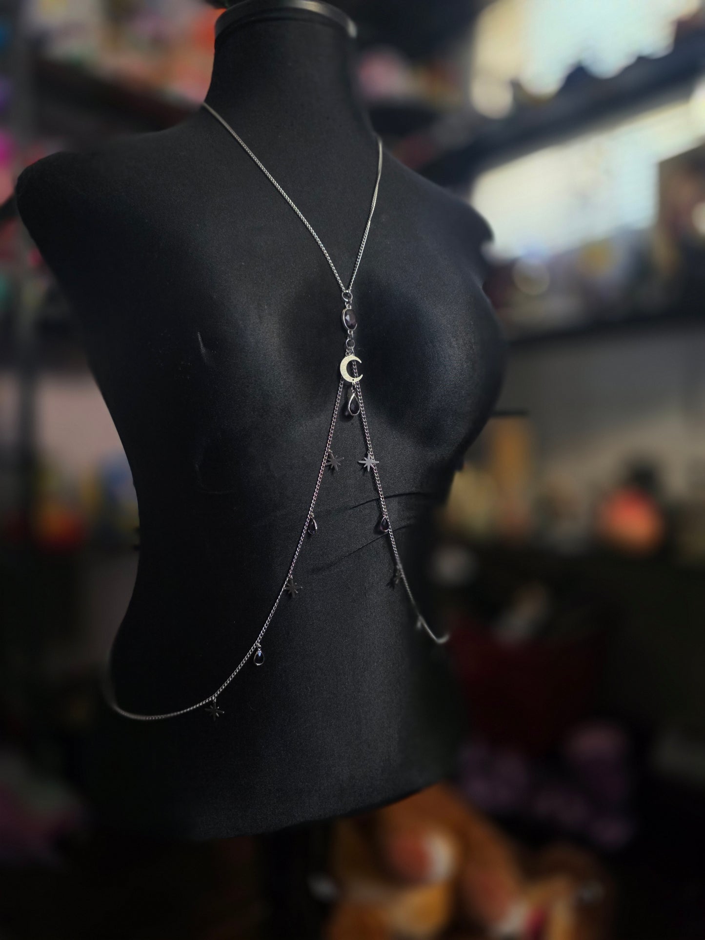 Amethyst Sparkle Body Chain