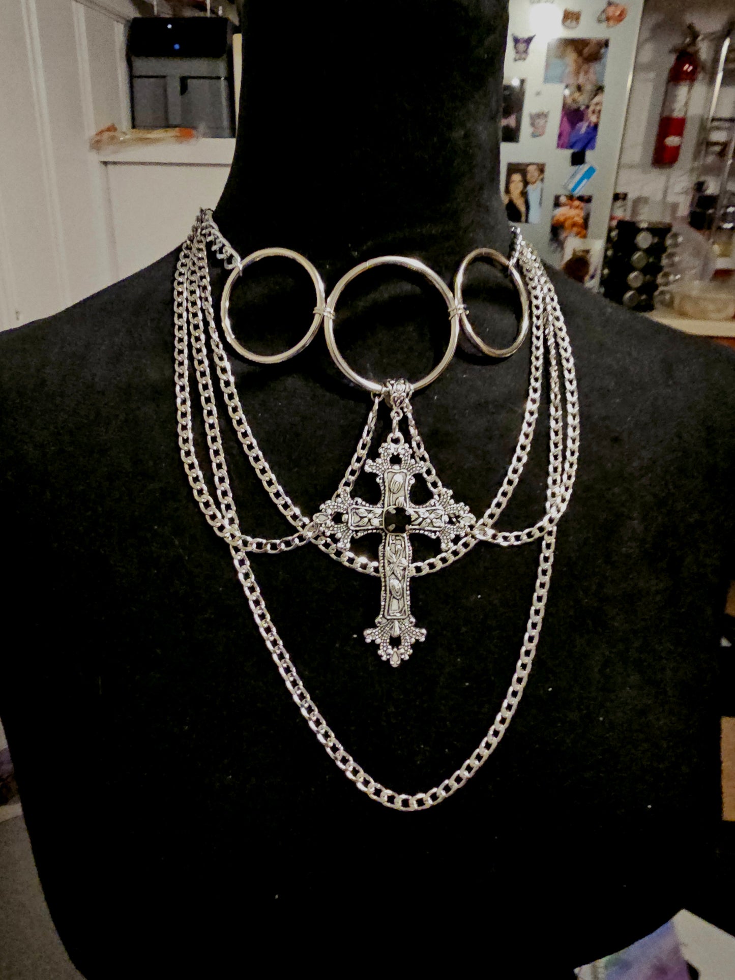 Trad Goth Chain Choker