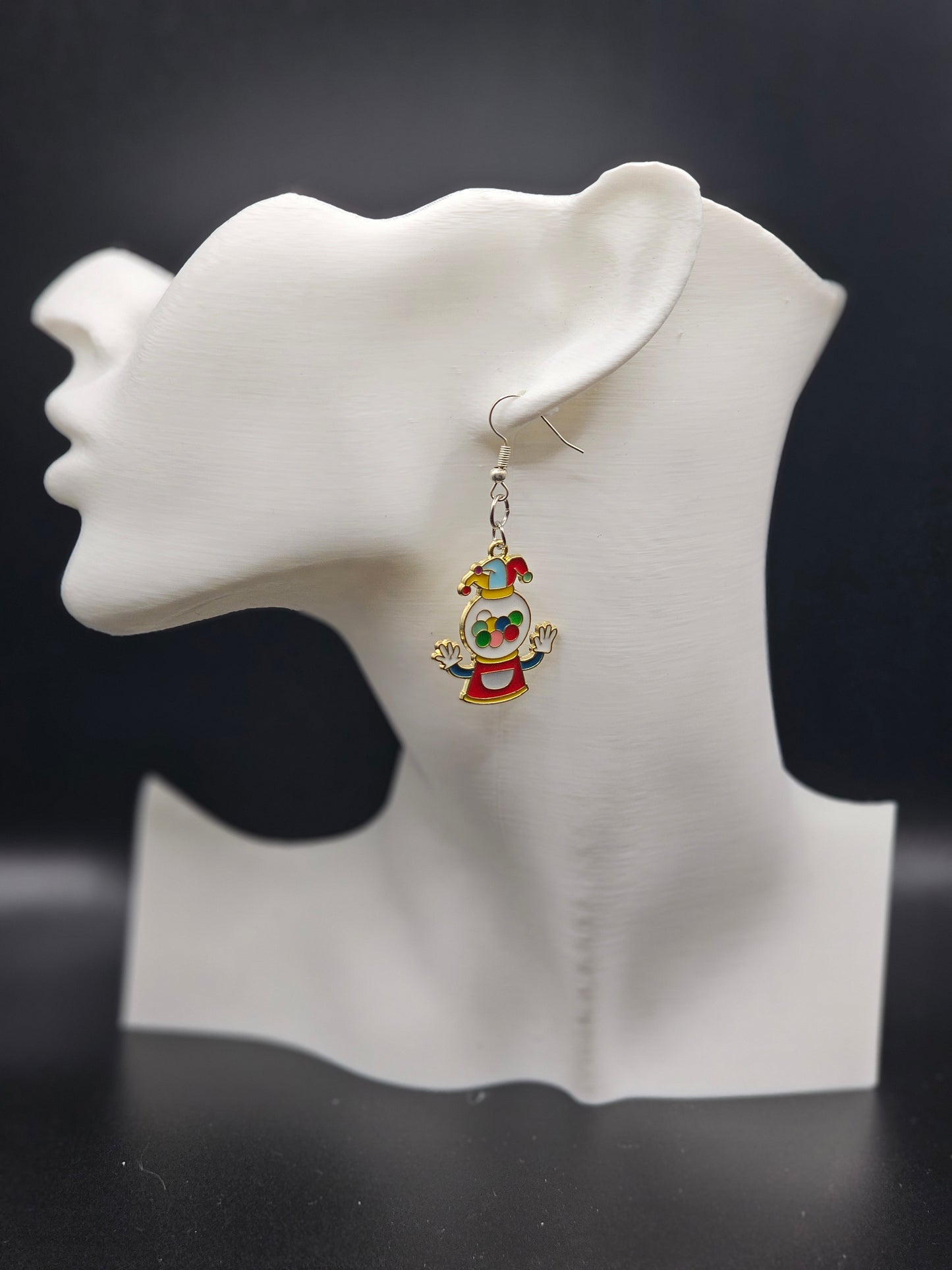 Gumball Clown Earrings