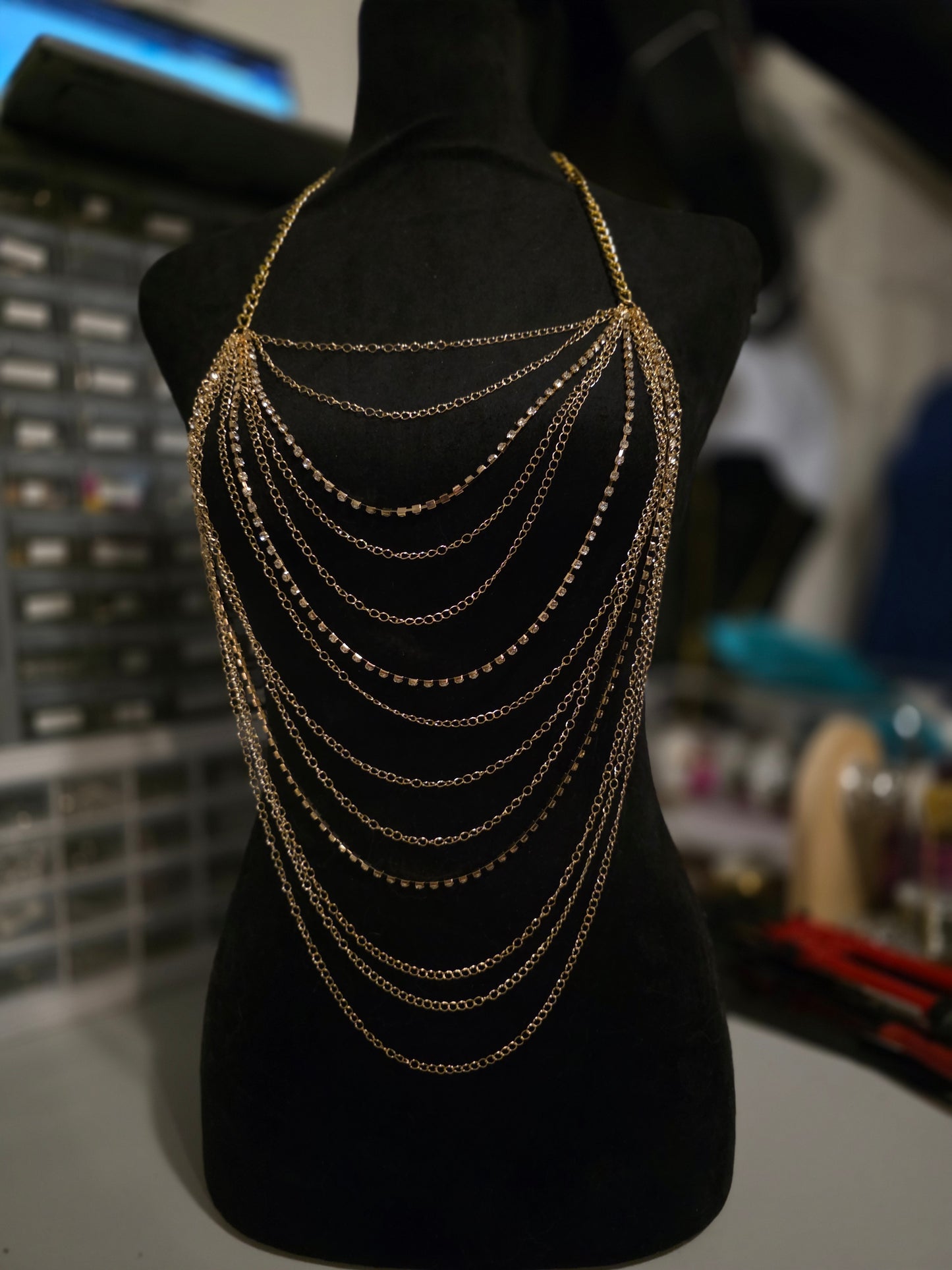 Golden Goddess Body Chain