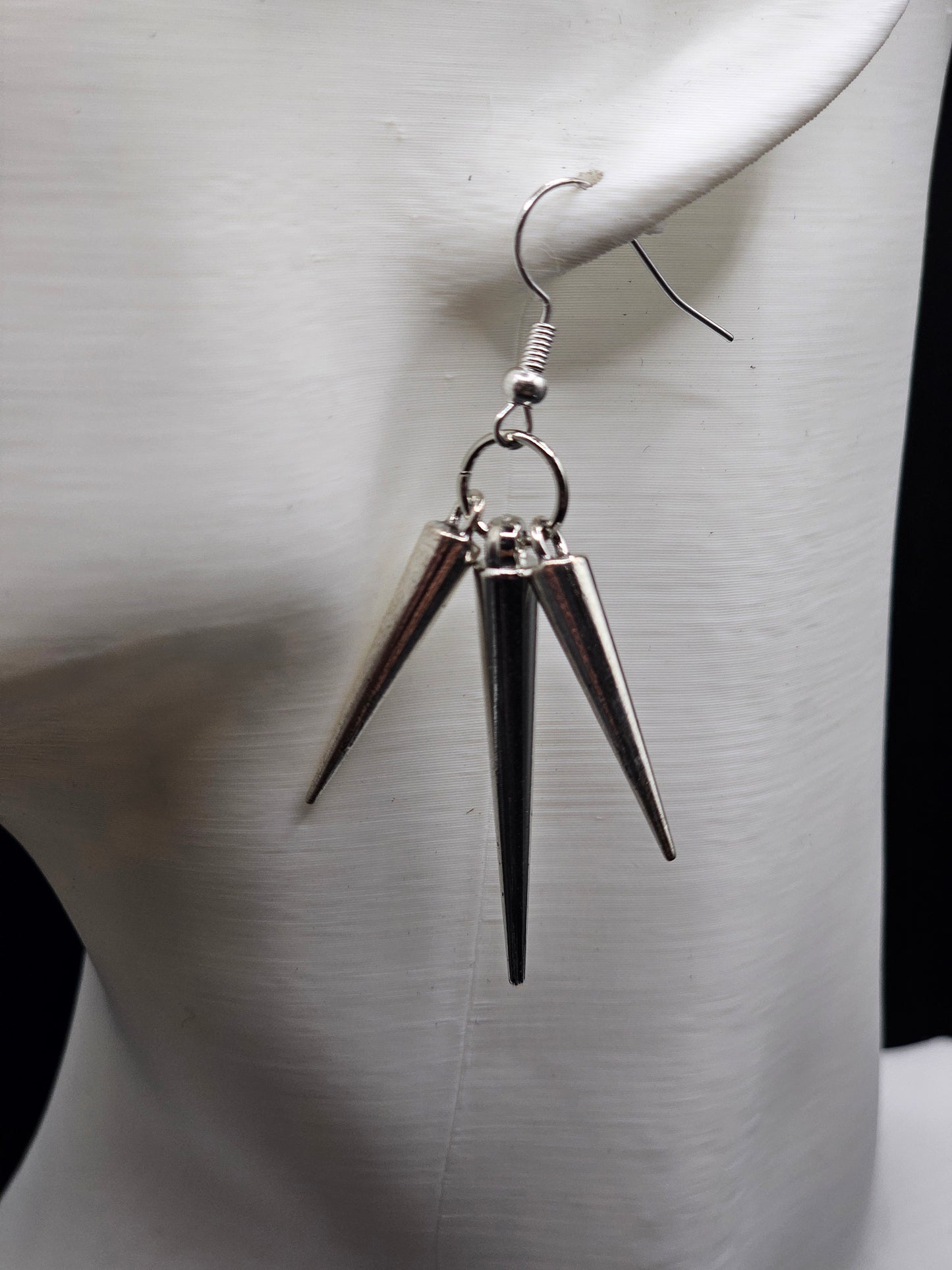 Tri Spike Earrings I