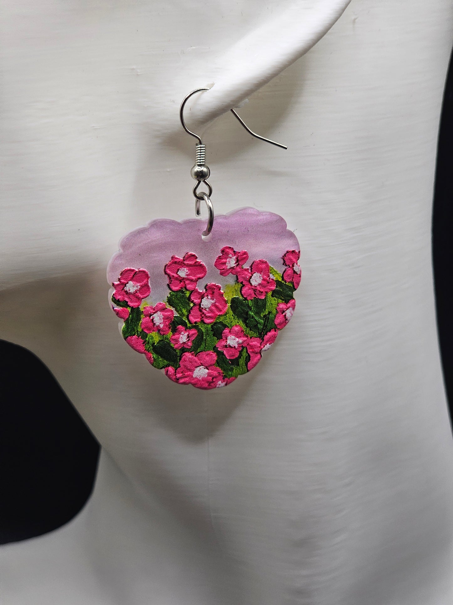 Pink Tulip Field Earrings