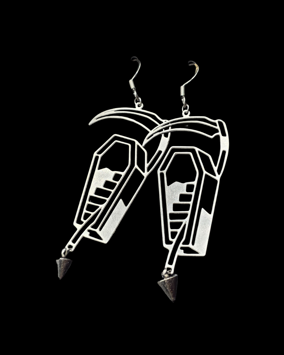 Coffin Sythe Earrings