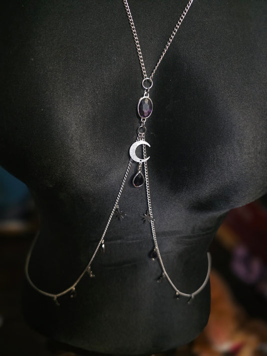 Amethyst Sparkle Body Chain