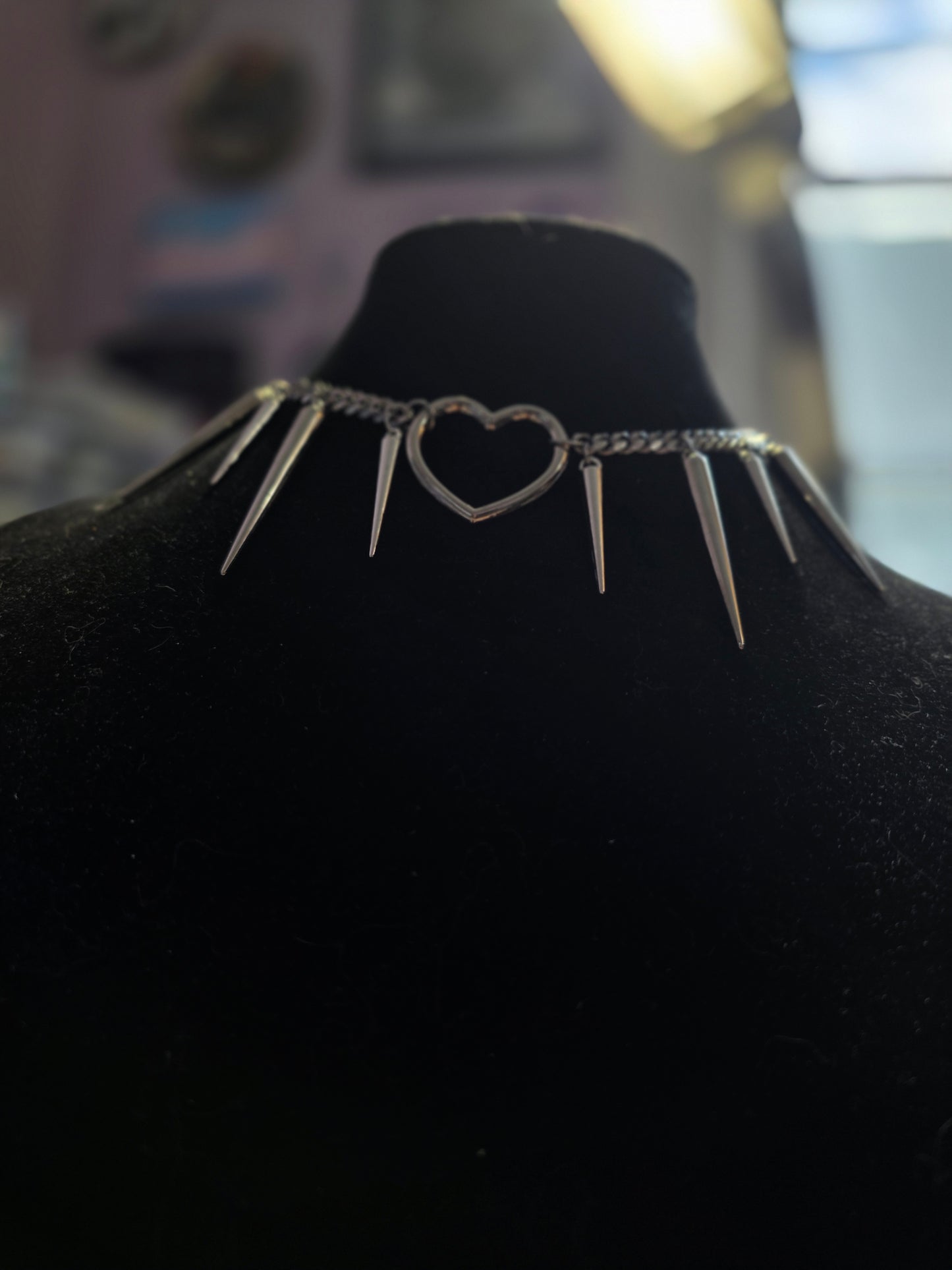 Heart Spike Necklace