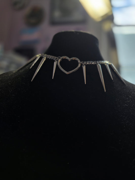Heart Spike Necklace