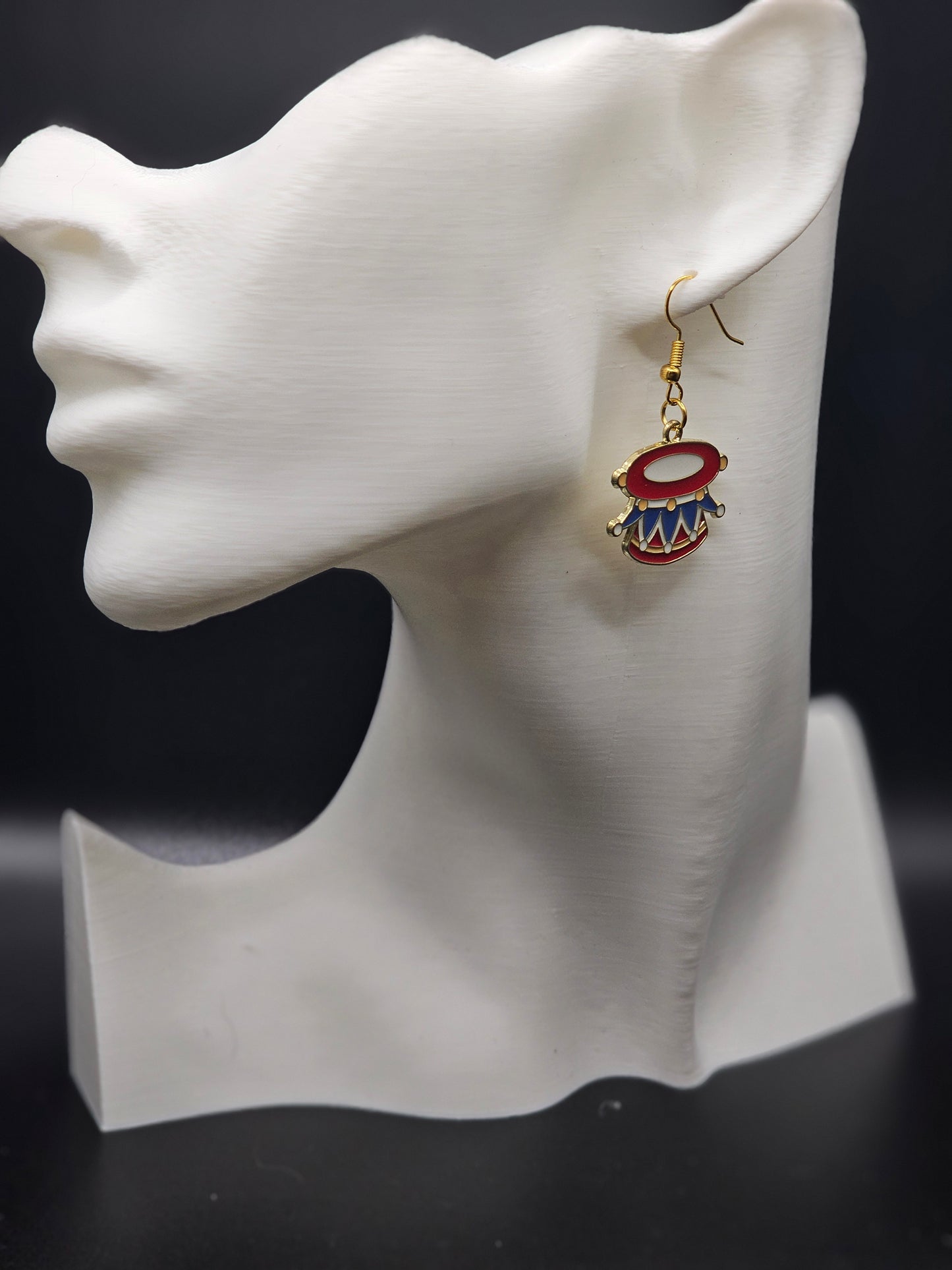 Circus Drum Earrings