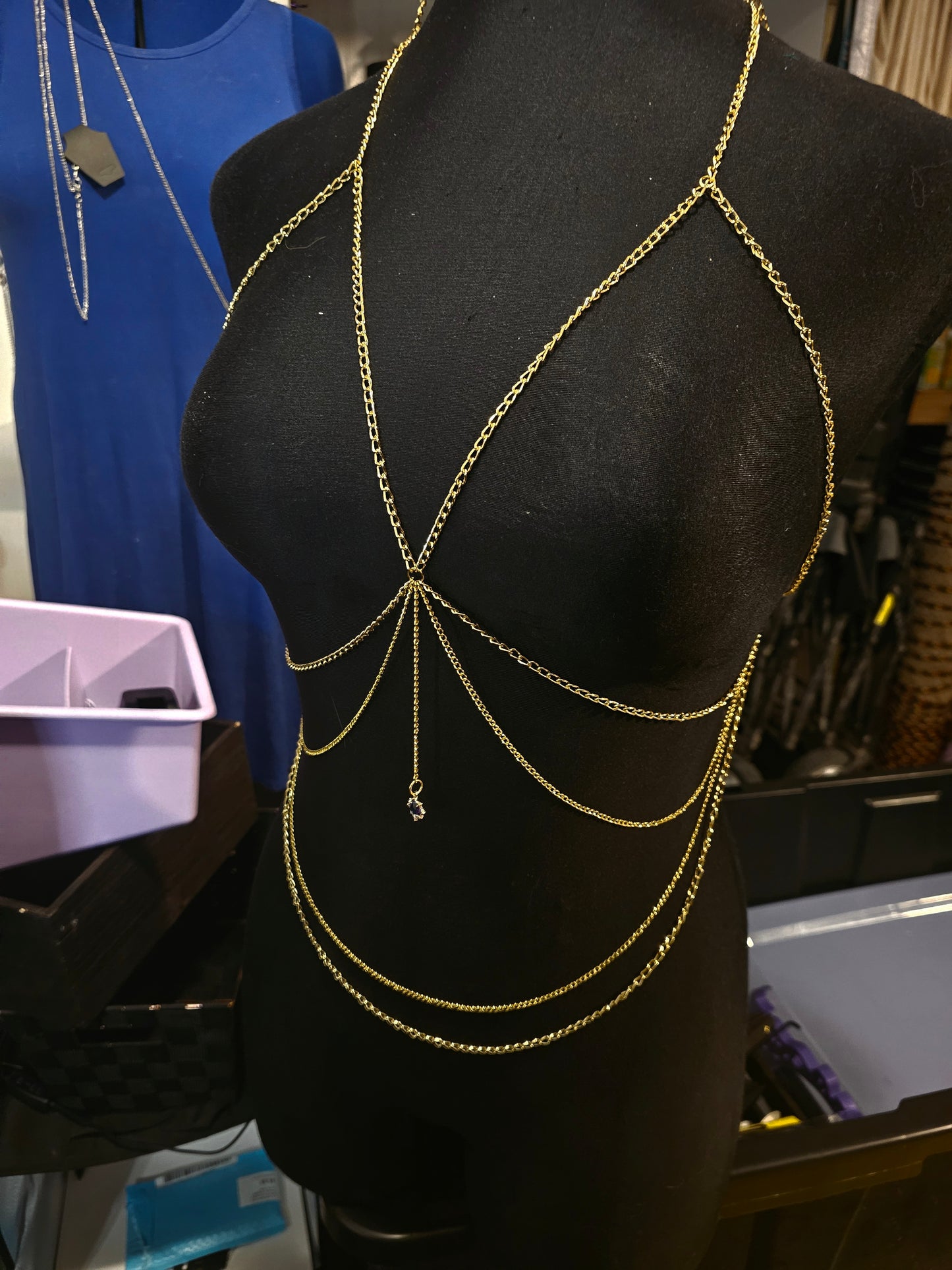 Gold Godess Body Chain