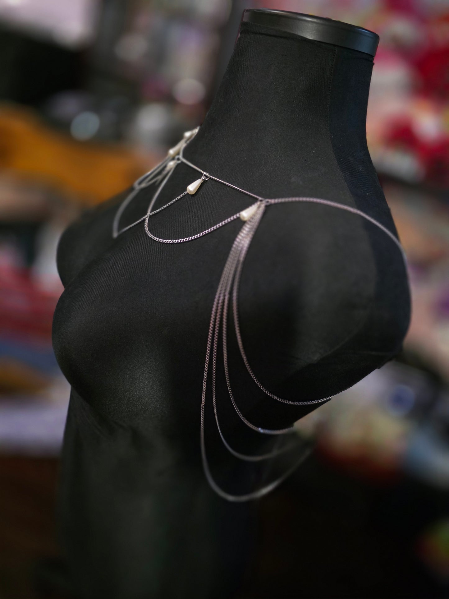 Ethereal Pearl Shoulder Chain