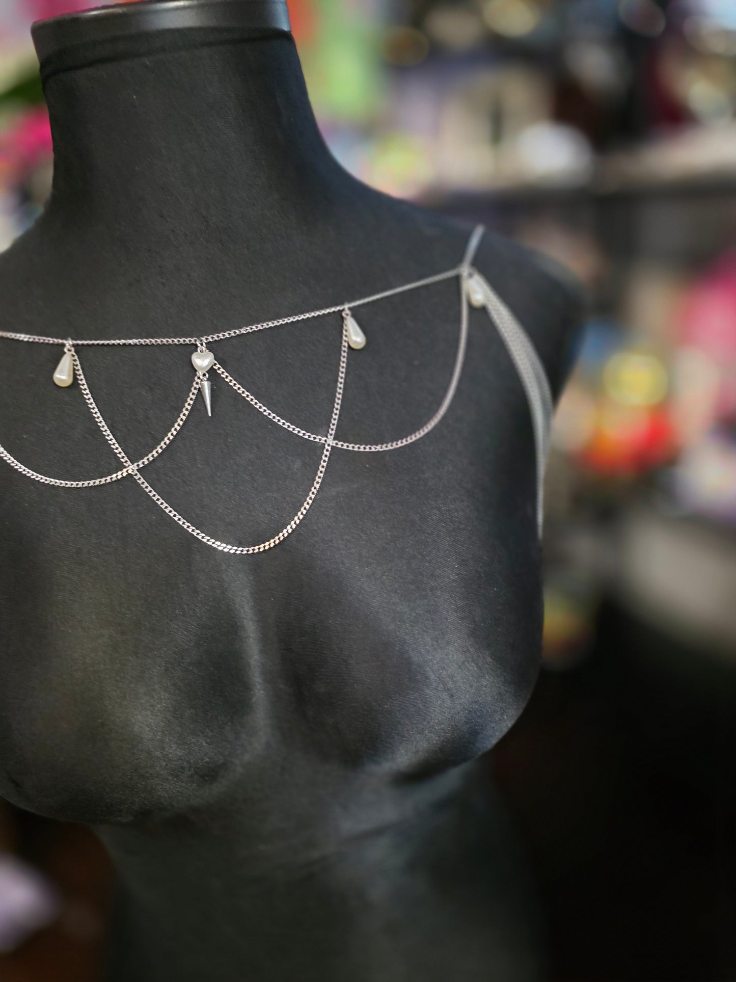 Ethereal Pearl Shoulder Chain