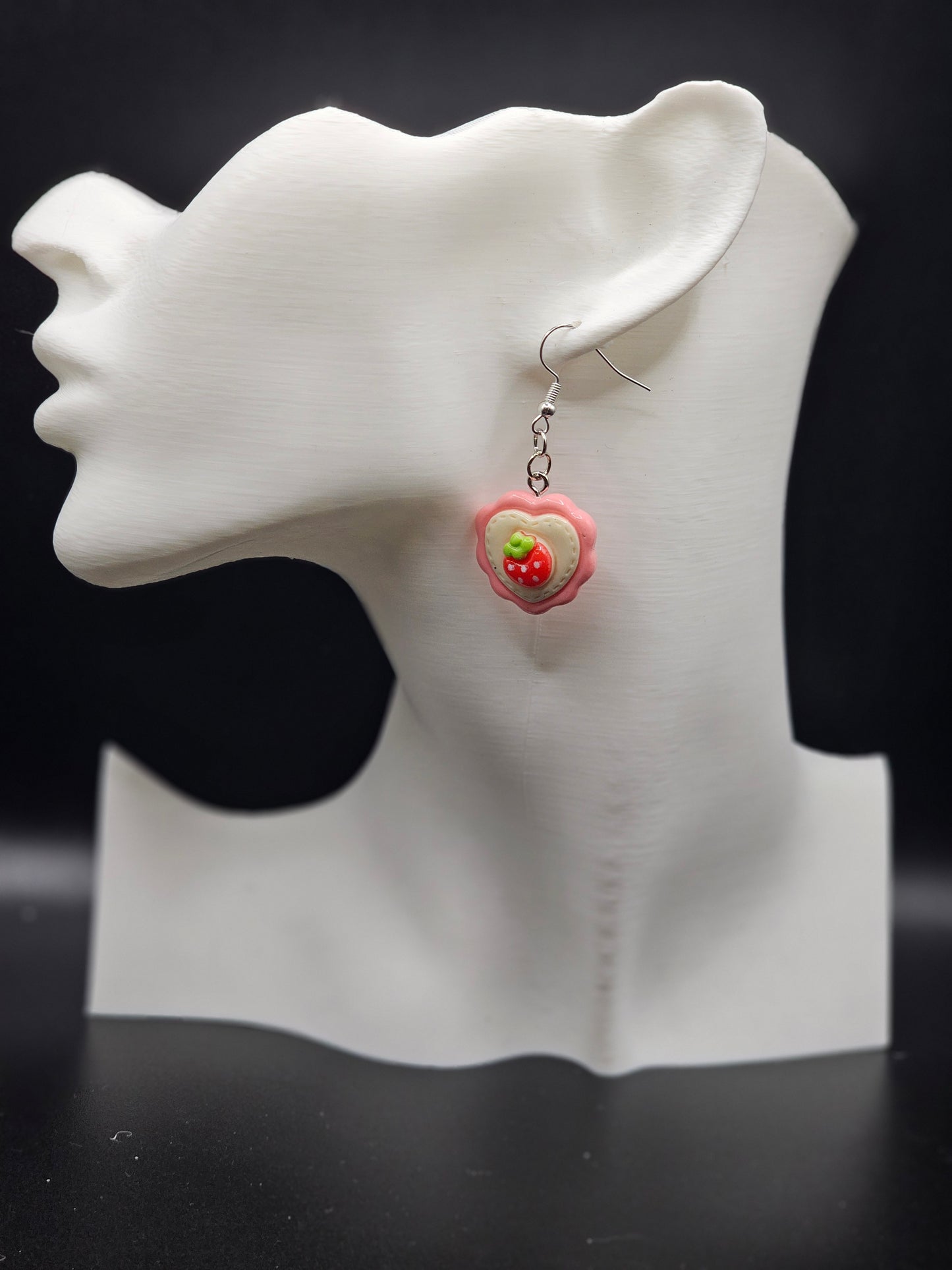 Strawberry Cake Earrings