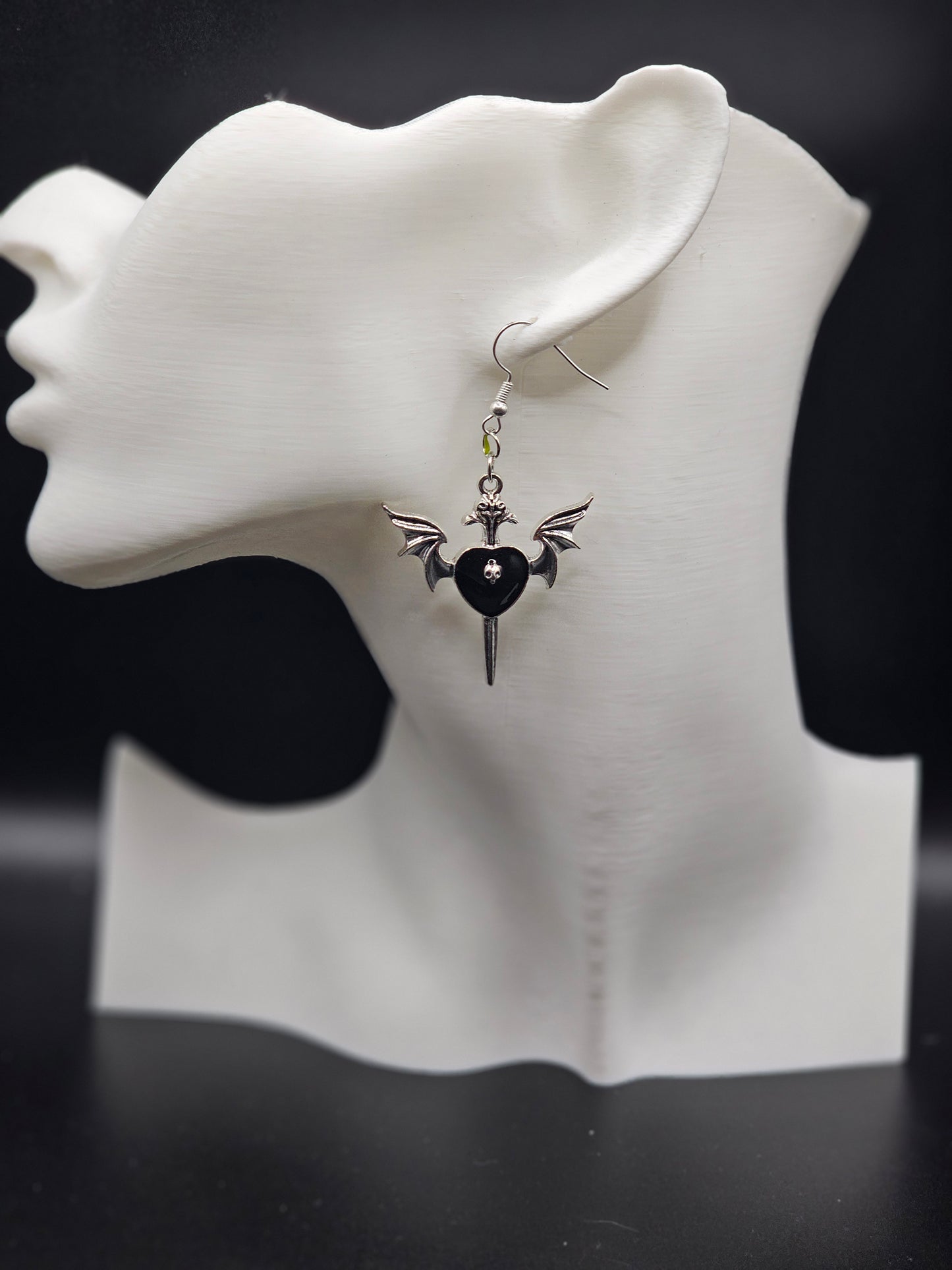 Bat Dagger Earrings