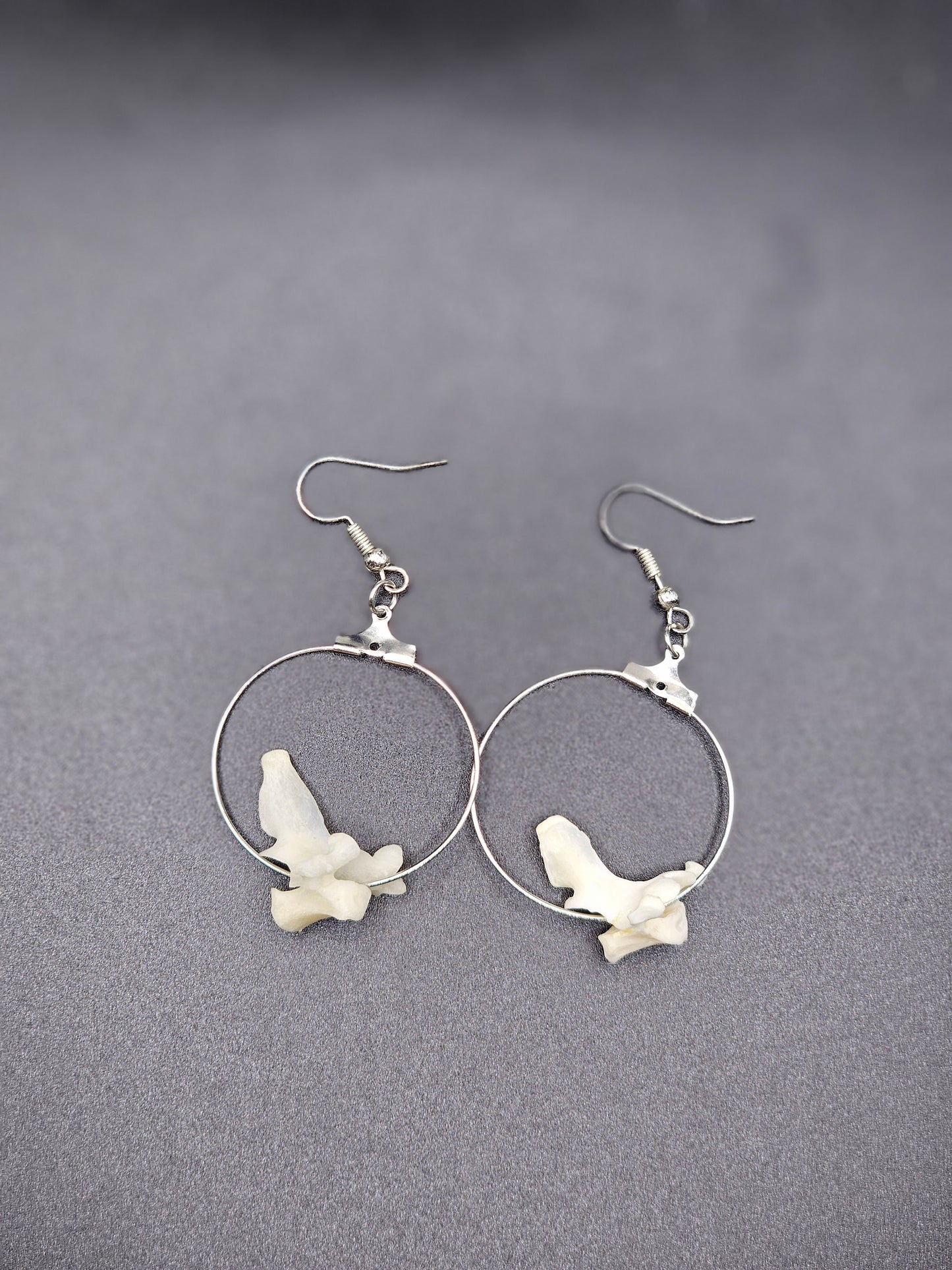 Mink Vertebrae Hoops