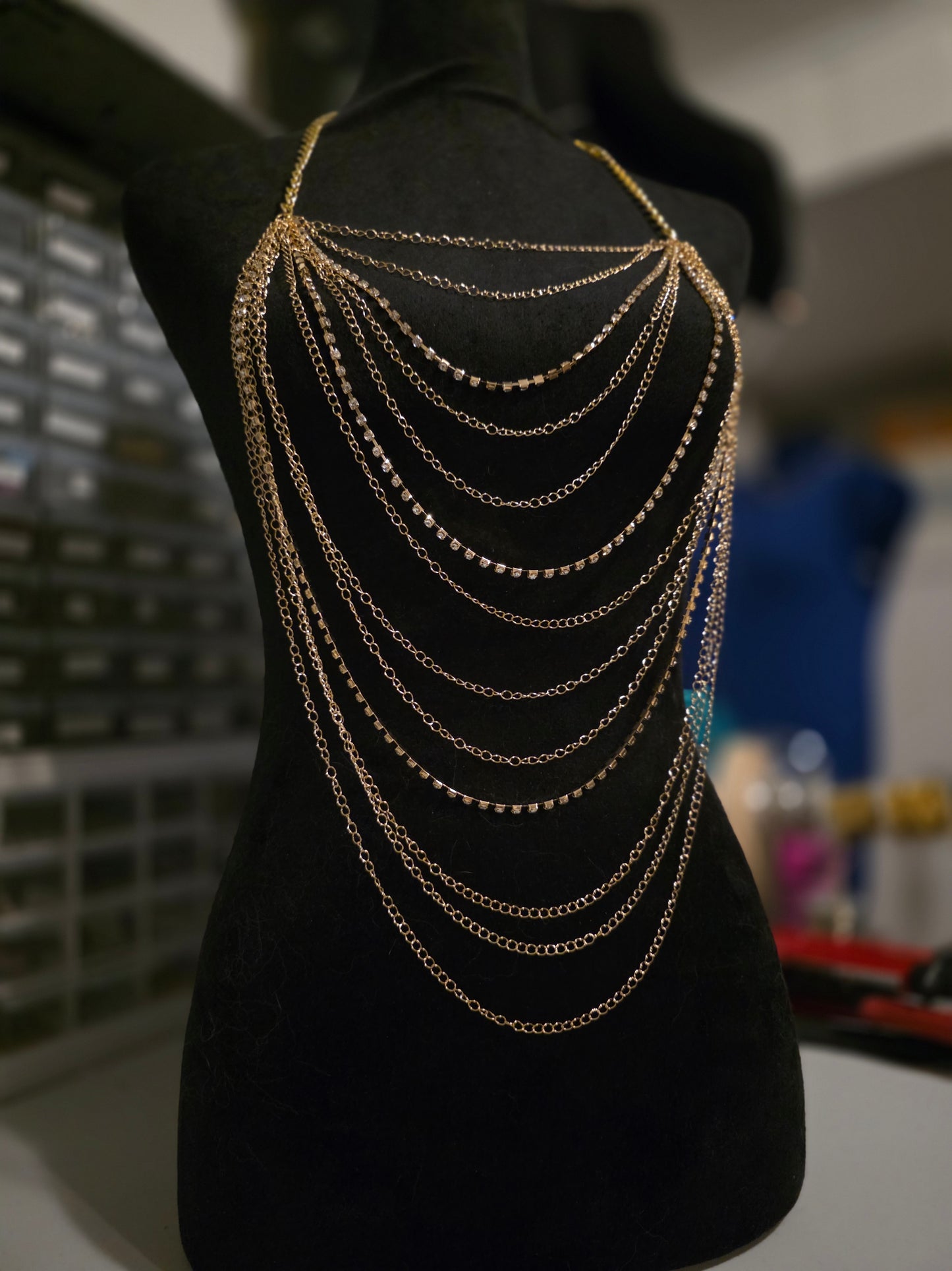 Golden Goddess Body Chain