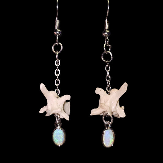 Silver Opal Dangles