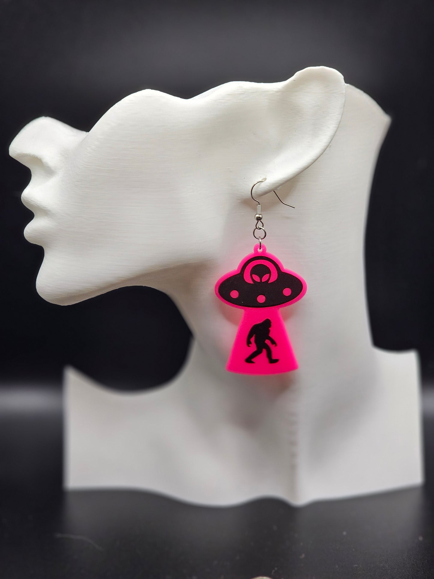 UFO Bigfoot Earrings