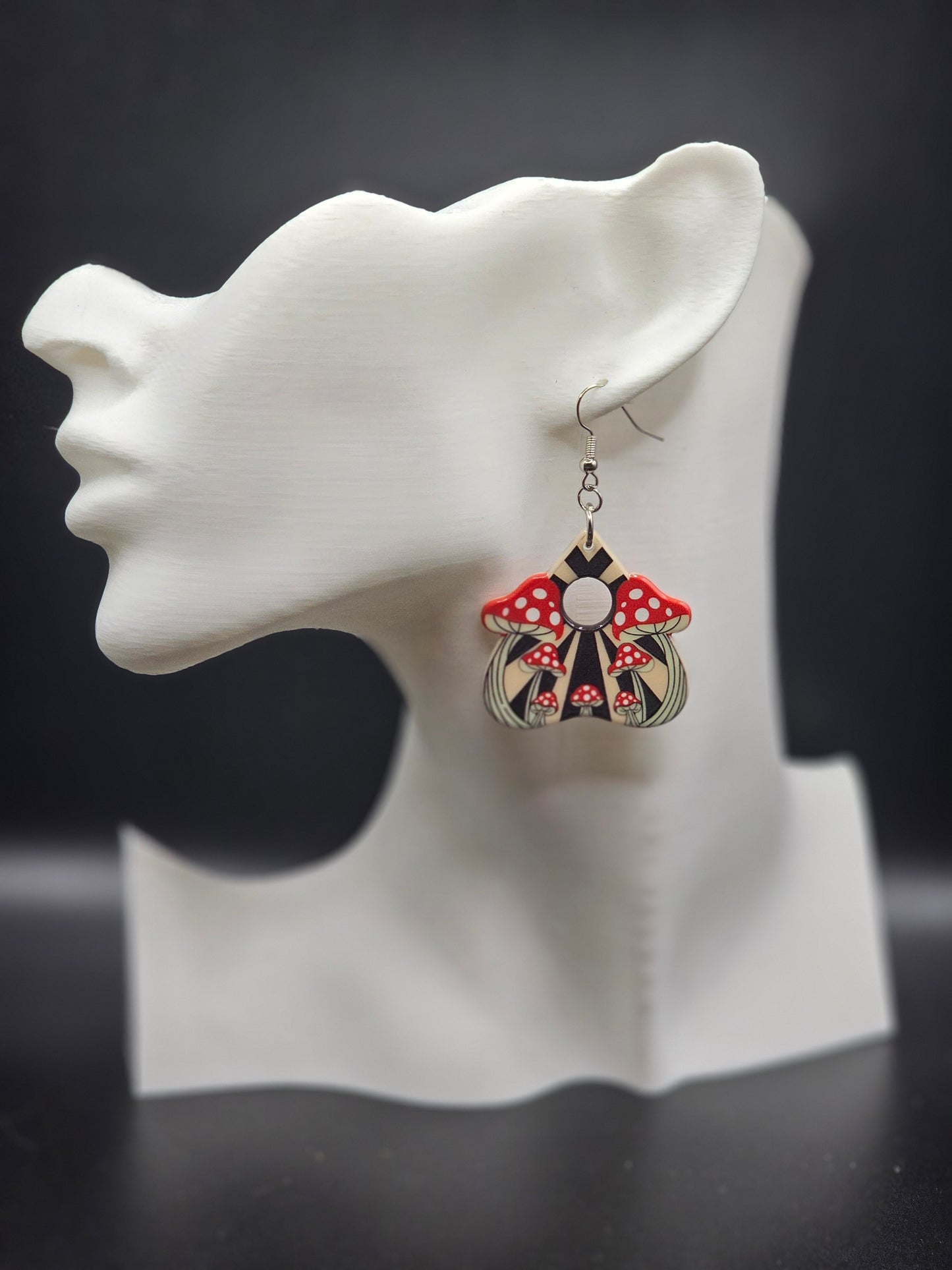 Mushroom Planchette Earrings