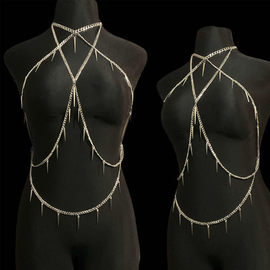 Spikes Reign Body Chain