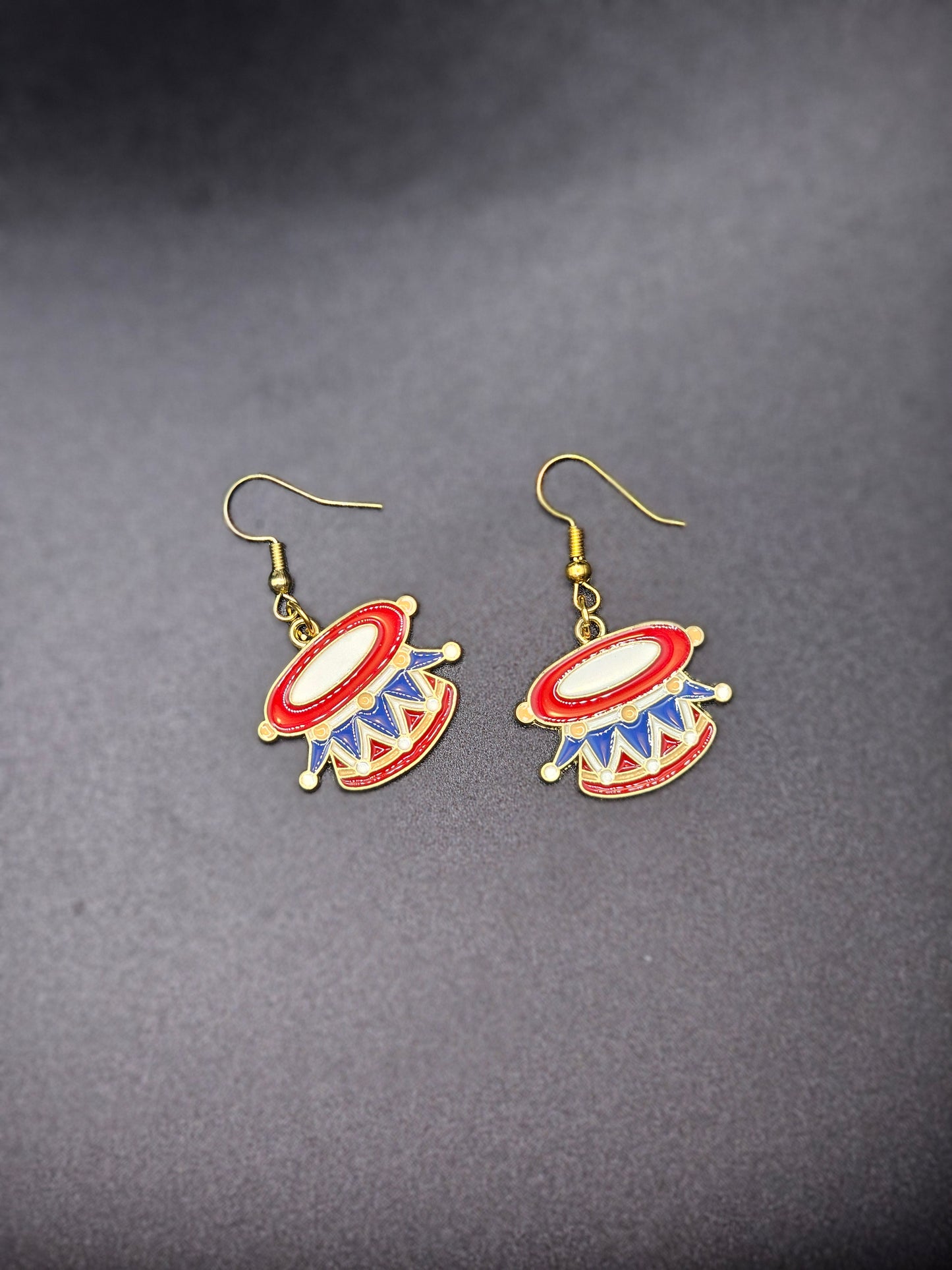 Circus Drum Earrings