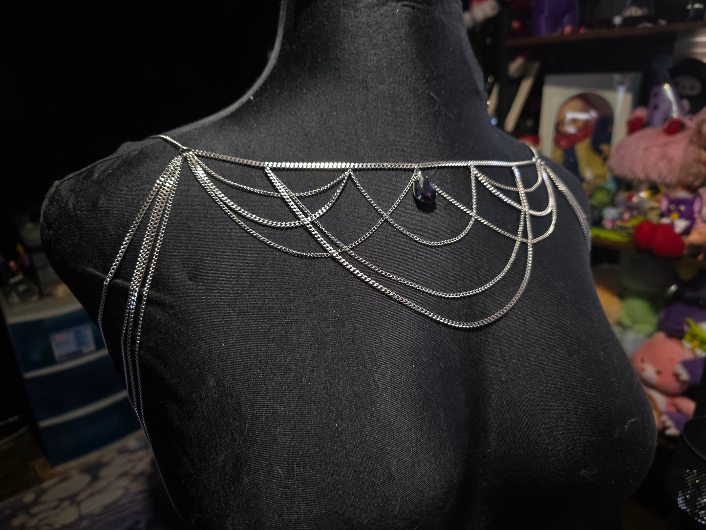 Amethyst Queen Shoulder Chain