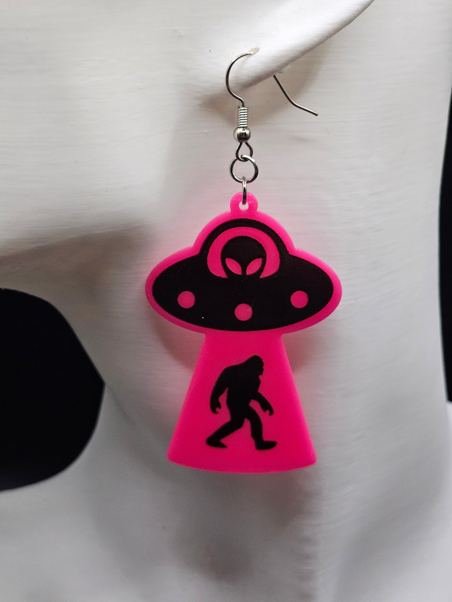 UFO Bigfoot Earrings