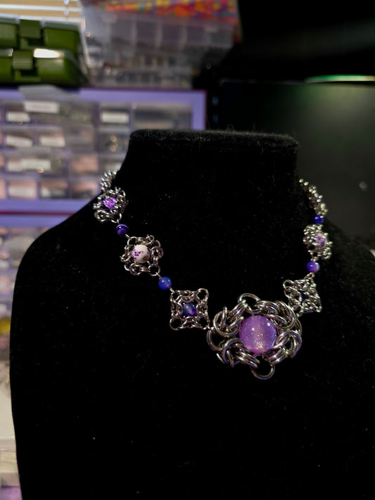 Vintage Lilacs Necklace