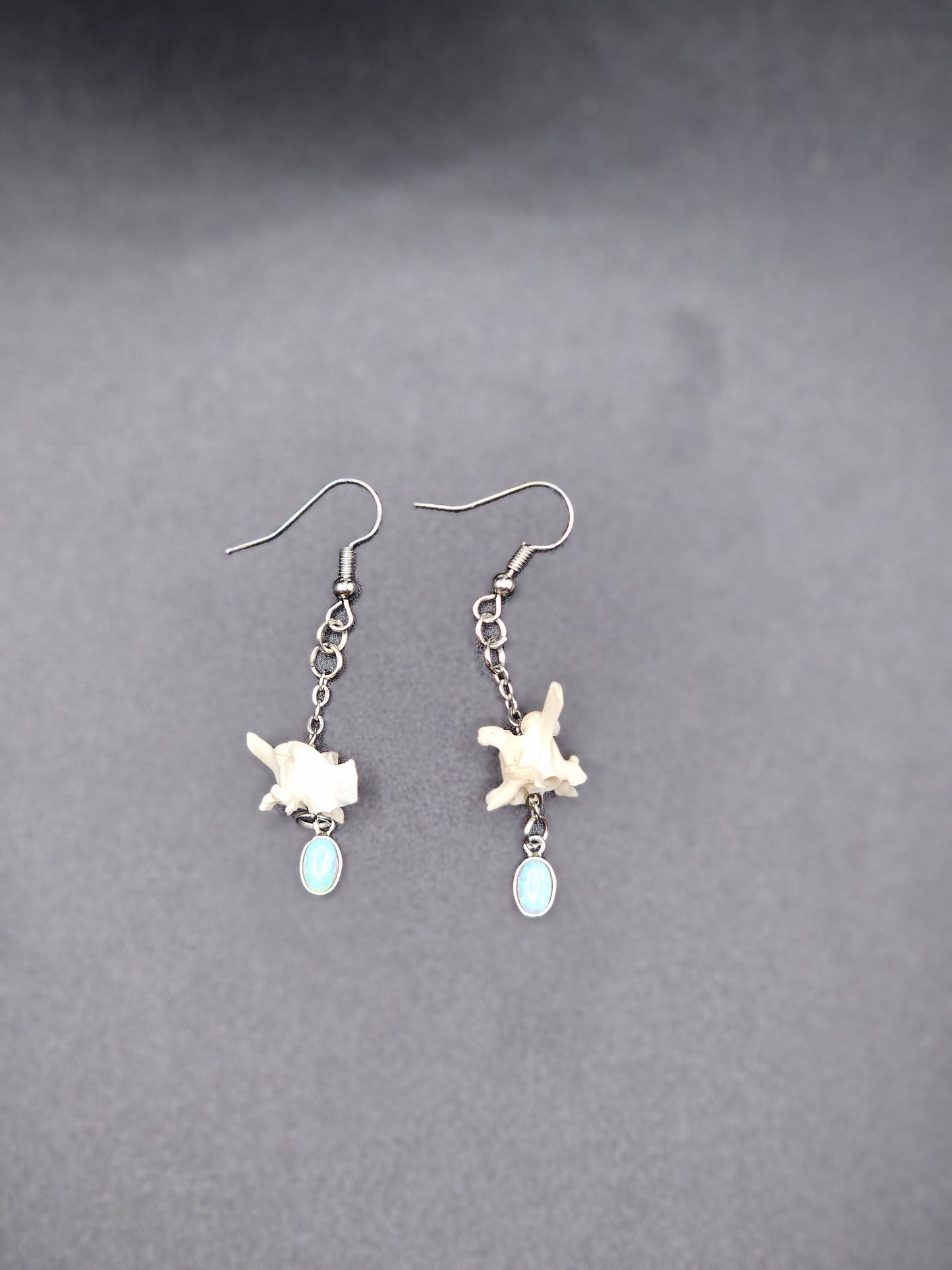 Silver Opal Dangles