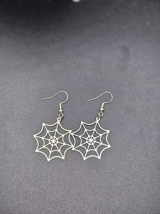 Spider Web Earrings