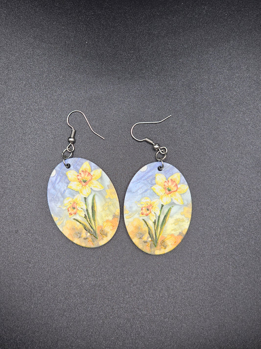 Flower Fields Acrylic Earring