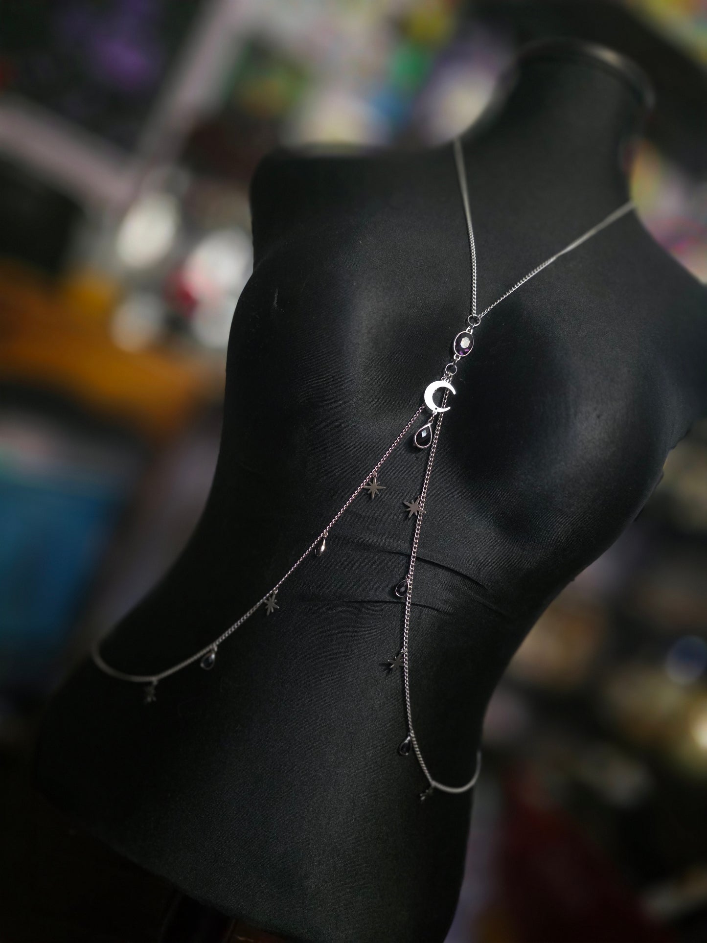 Amethyst Sparkle Body Chain