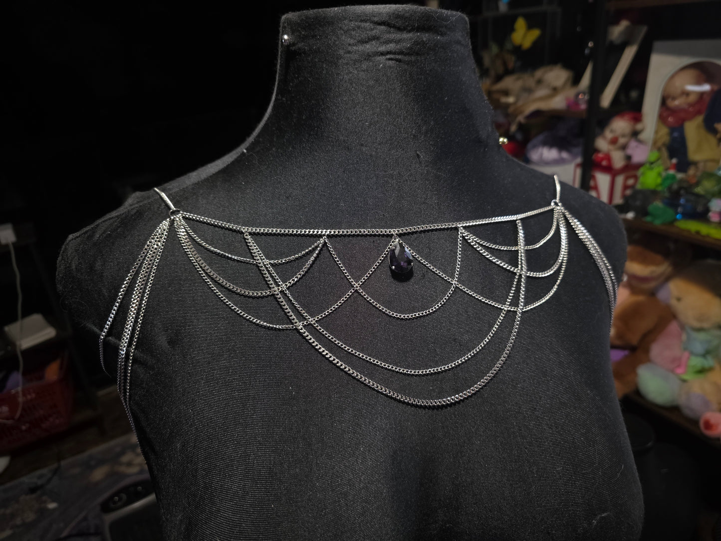 Amethyst Queen Shoulder Chain