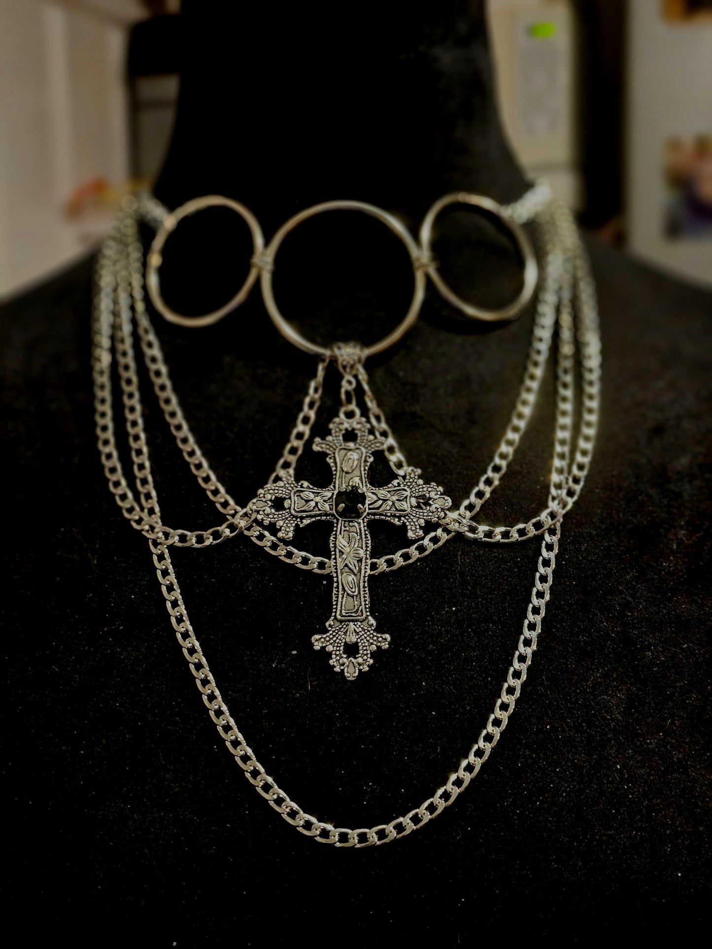 Trad Goth Chain Choker