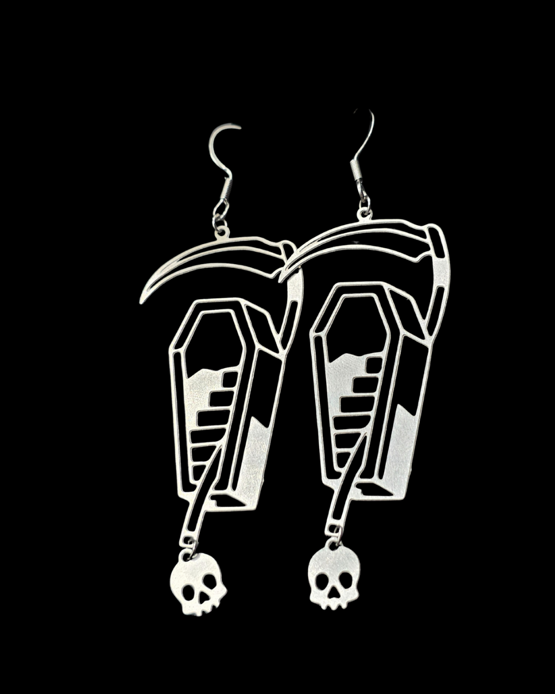 Coffin Sythe Earrings