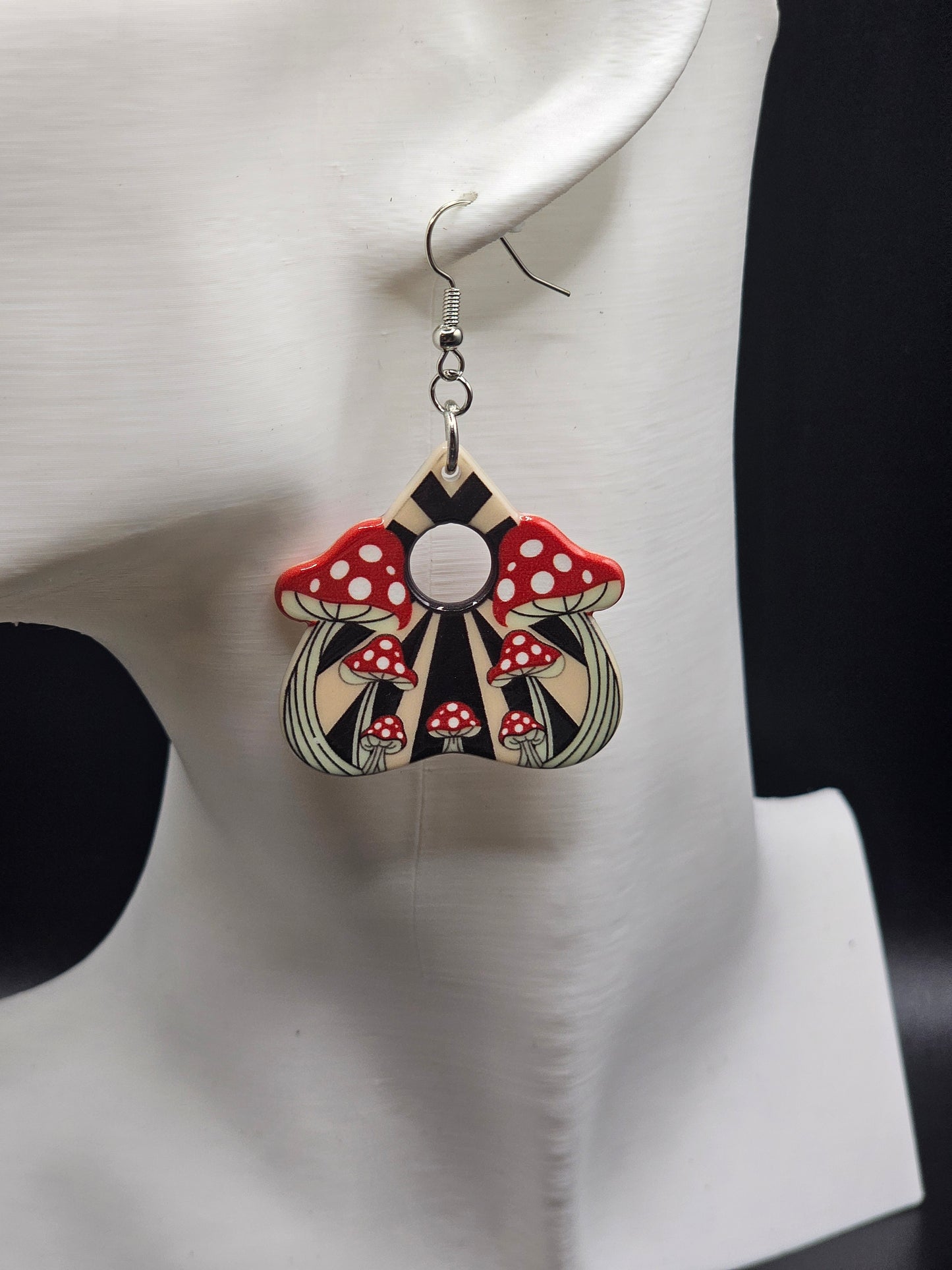 Mushroom Planchette Earrings