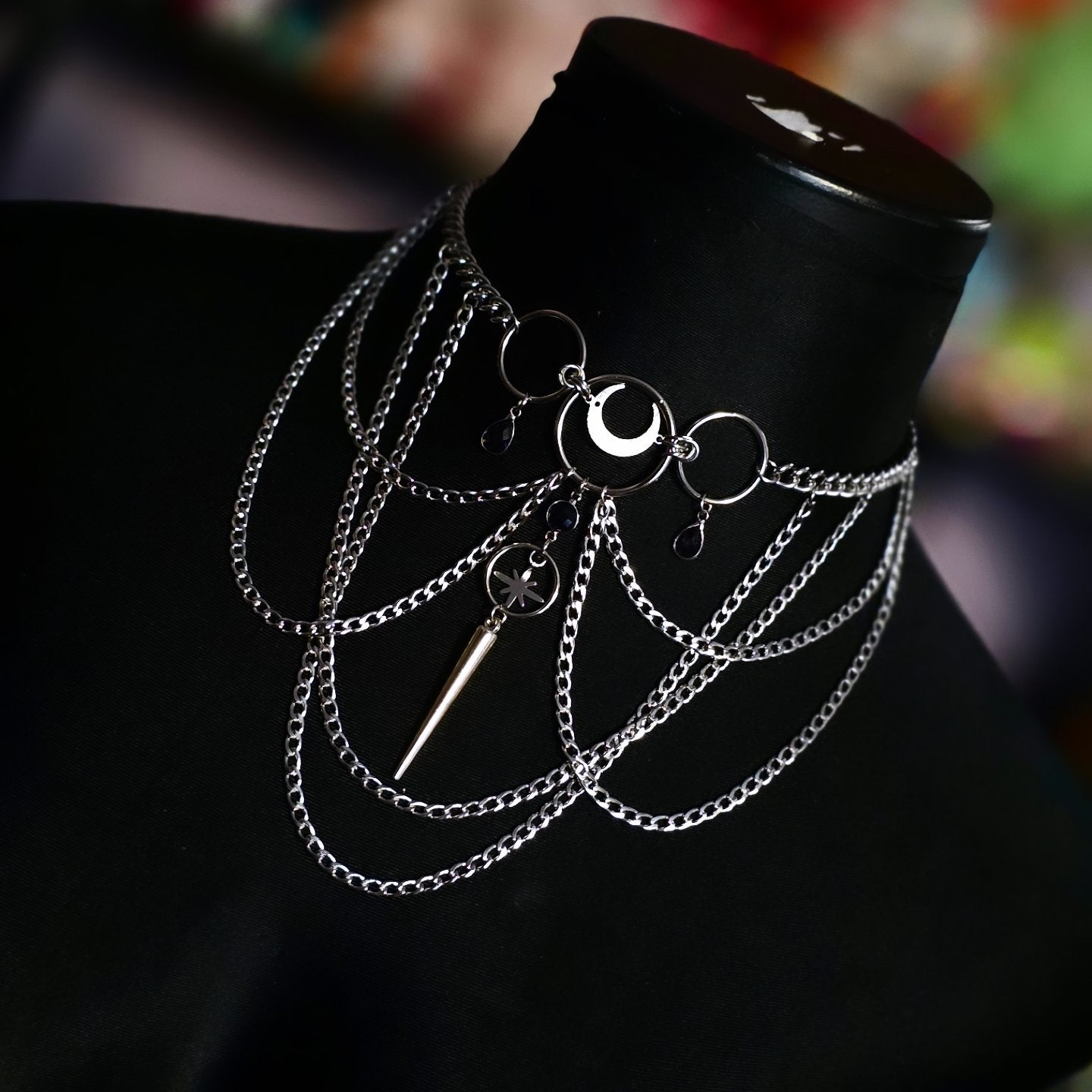 Amethyst Moon Necklace