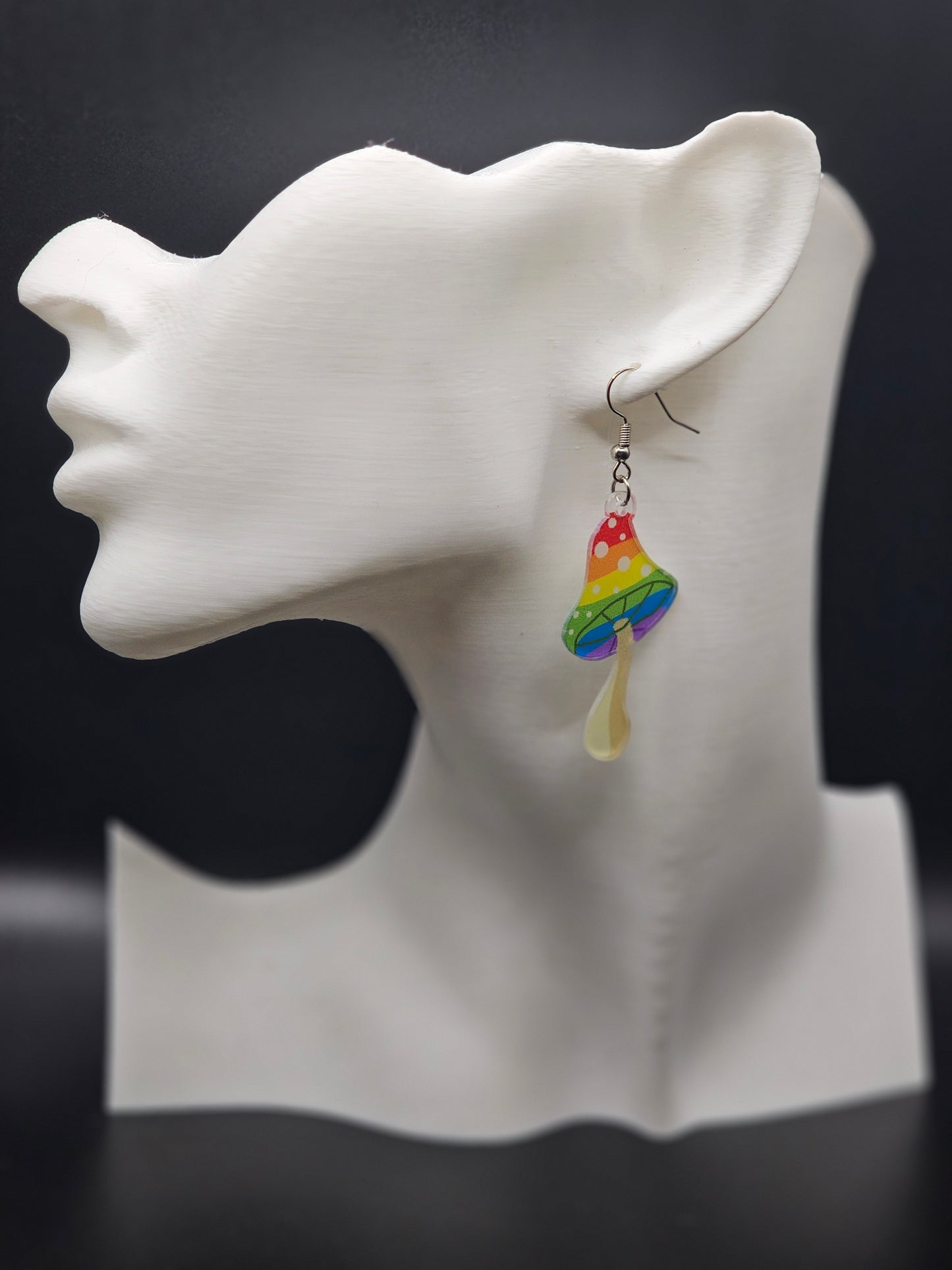 Rainbow Mushie Earrings